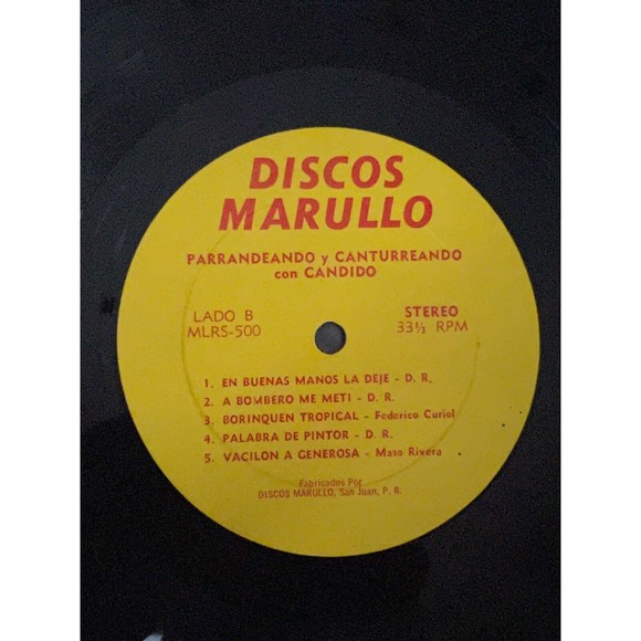 Parrandeando Y Canturreando Con Candido LP Discos Marullo Los Hay Los Hoy VG+ - Picture 7 of 7